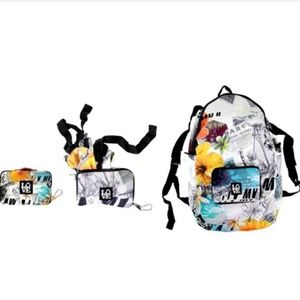 LOVE Stash Backpack Travel School Bag